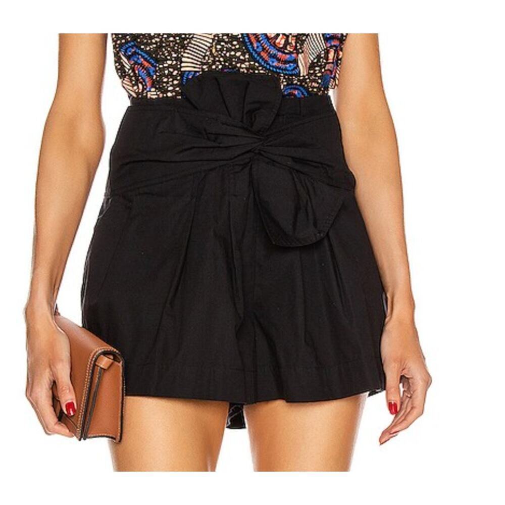 Ulla Johnson Paloma Short in Black Noir